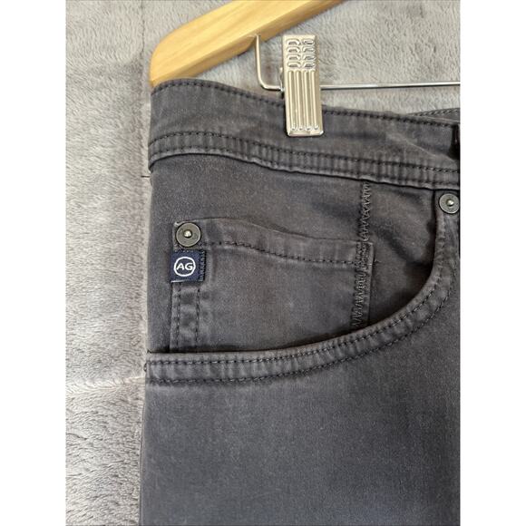 AG Adriano Goldschmied Pants Men 36x34 Grey The Protege Straight USA 30" Inseam - Picture 4 of 13
